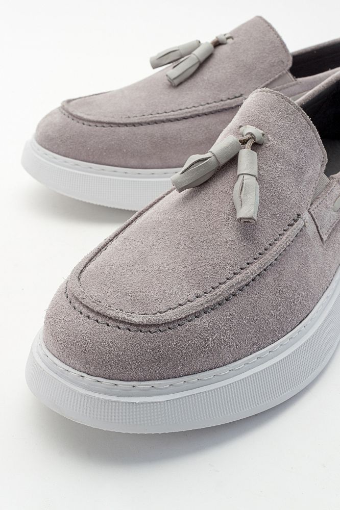 erkek-deri-loafer-ayakkabi-GRI SUET-GLR2329109-0059535_0